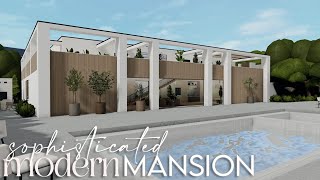 Bloxburg | Sophisticated Los Angeles Mansion | House Build