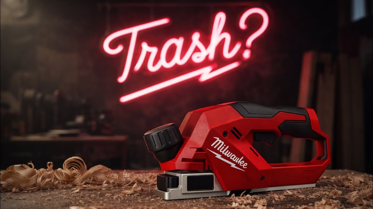 Milwaukee's Cordless Planer Is Way More Serious Than I Expected