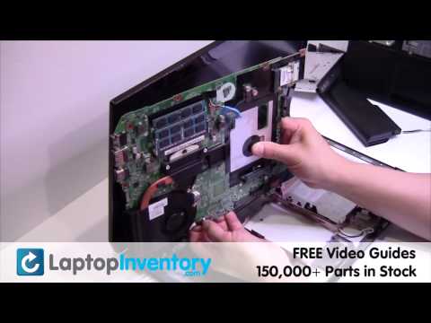 Lenovo B575 Z575 Fan Installation Guide - Heatsink Motherboard Laptop Remove Replace Install