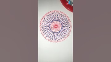 Amazing Spirograph Art: Designs That Amaze! #spirograph #asmr #shorts #shortsfeed