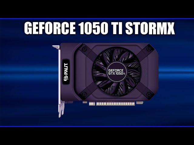 Palit GeForce 1050 Ti StormX (NE5105T018G1-1070F) graphics card