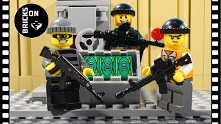 Lego Bank Robbery Heist Bomb Lego City Police Brickfilm Catch the crooks Stop Motion Animation