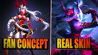 TOP 10 FAN MADE SKINS THAT BECAME REAL - League of Legends