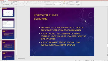 Solving the variables of a simple horizontal curve