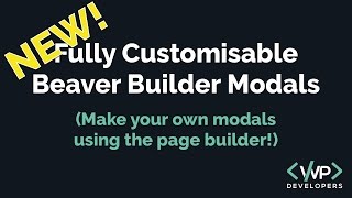 Beaver Builder Popups