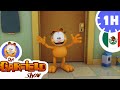 Garfield y Nermal Mejores Enemigos Compilación - GARFIELD LATIN SPANISH