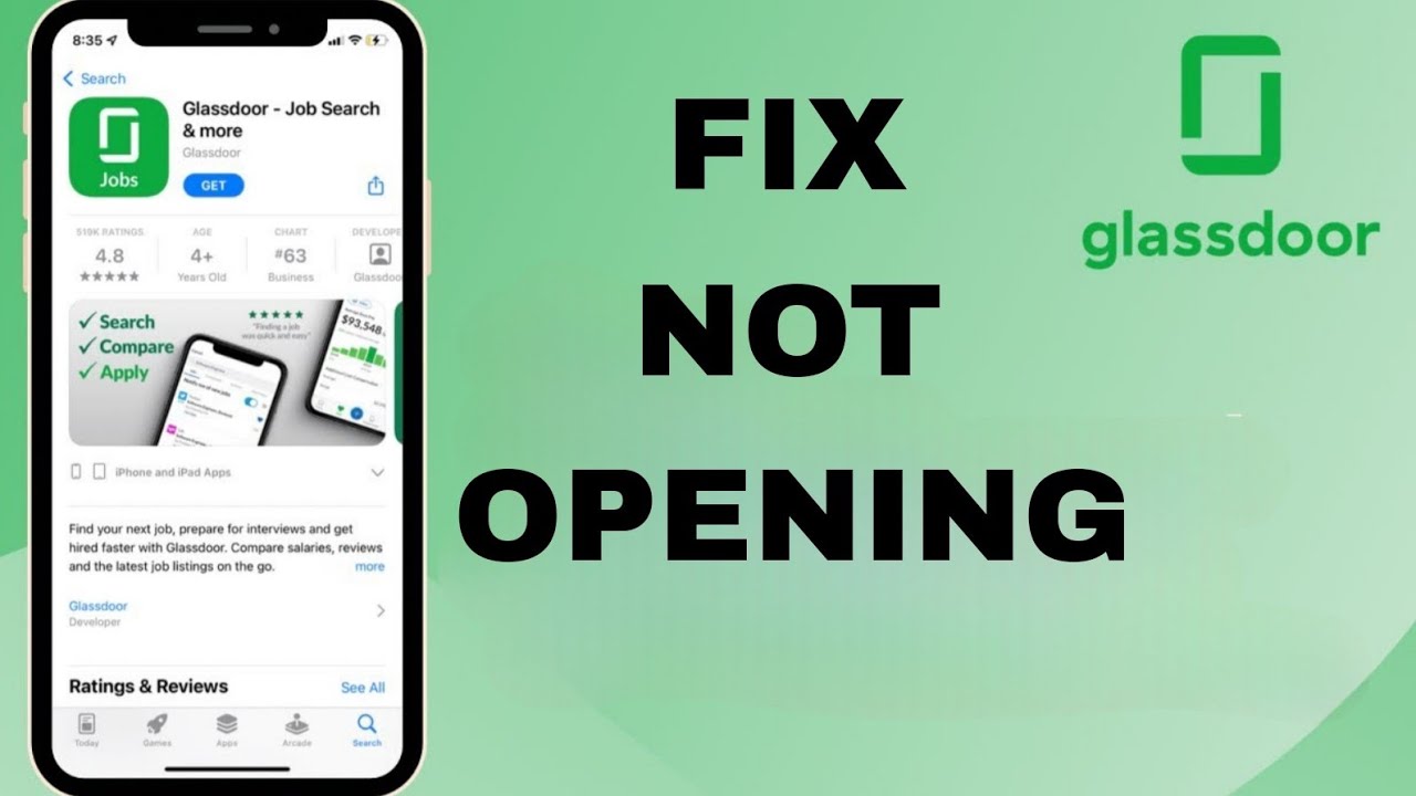 How To Fix And Solve Not Opening On Glassdoor App | Final Solution ...