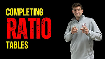 Completing Ratio Tables