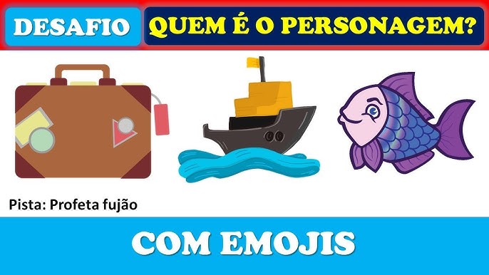 PASSAGENS BÍBLICAS COM EMOJIS  Desafios biblicos, Perguntas biblicas, Jogo  perguntas e respostas