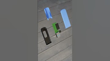 3D PenDrive making animation with Blender