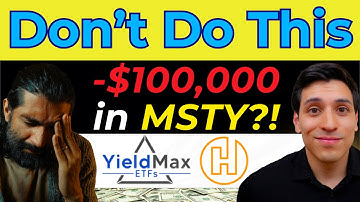He LOST $100,000 in 1 ETF like MSTY by YieldMax (MSTE Harvest Dividend Disaster)