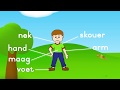 Fun and easy afrikaans lesson learn body parts vocabulary for grade 1