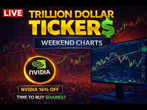 Trillion Dollar Tickers l NVDA DEEP-DIVE | 16% Off All Time Highs | Blank Chart to Next Week Levels