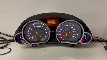 2012-2013 ACURA TL USED DASHBOARD INSTRUMENT CLUSTER  TEST