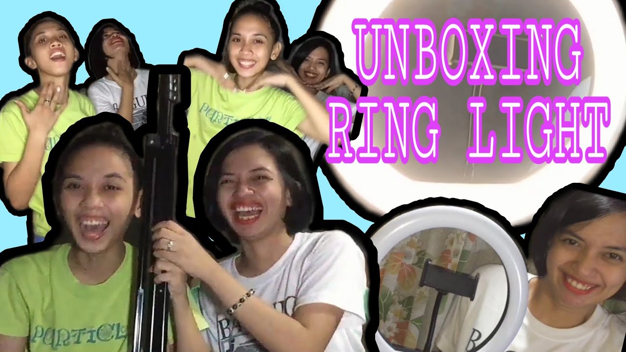 Unboxing Ring Light (BINIBINING MARIKIT DANCE CHALLENGE) with Angge - YouTube
