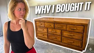 One 80's Dresser, Complete Makeover, Stunning Results | Before & After Reveal