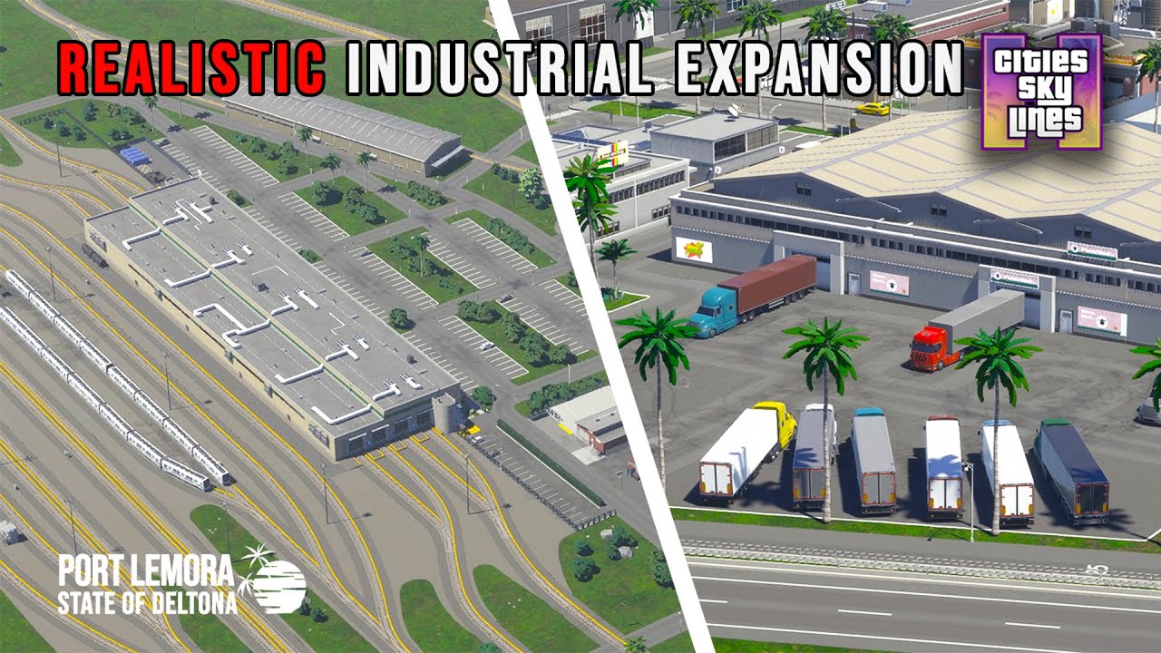 Realistic Industrial Expansion with Functional Rail Yards | Cities Skylines 2 | Coral City | EP29