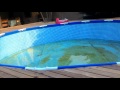 Decking na piscina INTEX 12.600 L Filtro com areia