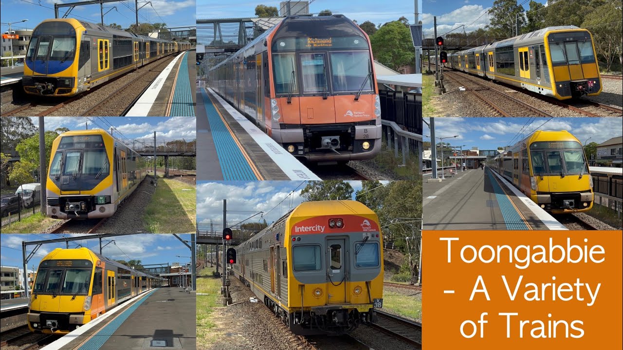 Transport for Sydney Vlog 565 Toongabbie Part 2 A Variety of Trains