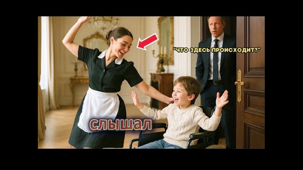 Миллионер застал уборщицу, танцующую с его сыном в инвалидной коляске. То, что он сделал,