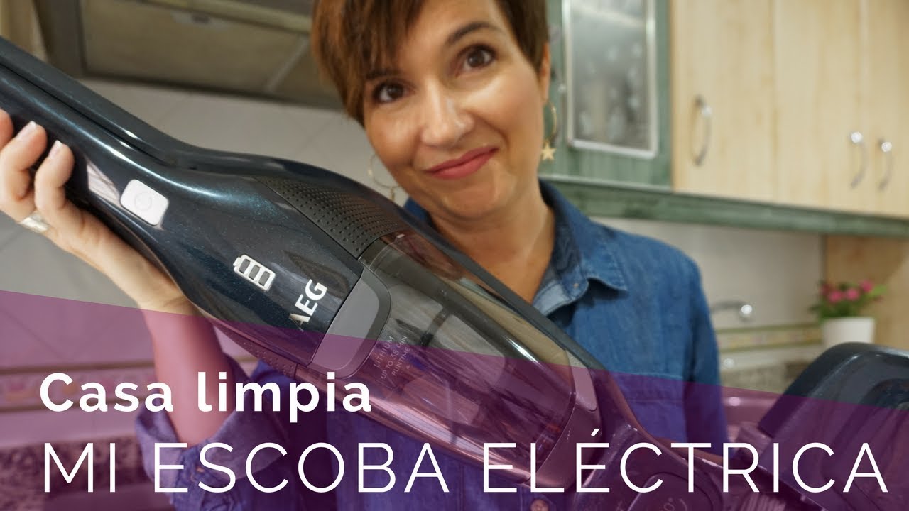 Mi nueva escoba electrica para mantener la casa limpia y ordenada 