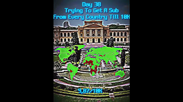Trying To Get A Sub From Every Country Till 10K,Day 38#geography #countries #edit #shorts #subscribe