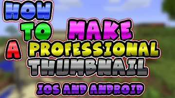 ✔How to make a cool Mlab style text Thumbnail for Youtube iOS/ANDROID [Photoshop Touch]