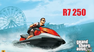 GTA V Gameplay High on R7 250 1GB DDR5