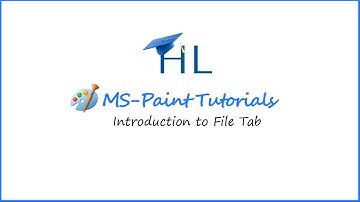 MS Paint Overview of File Tab | Perfect for ICSO, NCO, UCO Exams | GRADES 3,4,5 | CBSE | Headstart