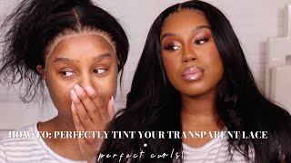 HOW TO: PERFECTLY TINT TRANSPARENT LACE | HERMOSA HAIR