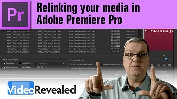 Relinking your media in Adobe Premiere Pro