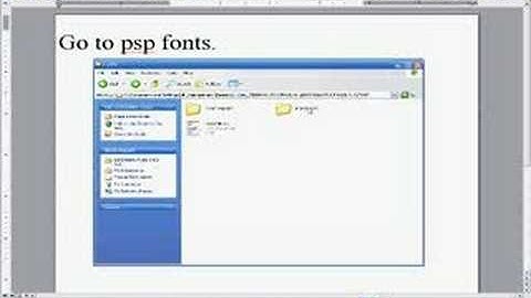 How to change the psp XMB font