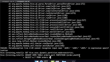 Insert using Dynamic Partition Mode