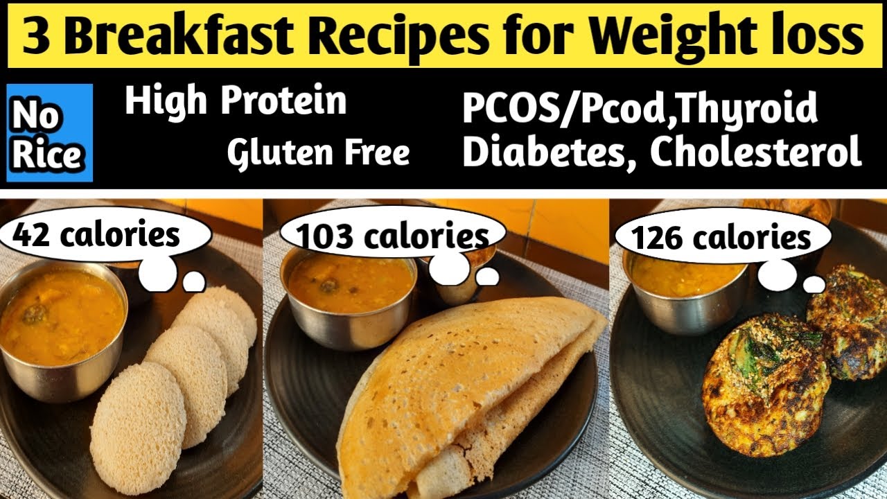 3 Breakfast recipes for weight loss | Healthy breakfast ideas |Jowar recipes |High protein breakfast