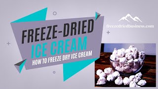 How to Freeze Dry Ice Cream