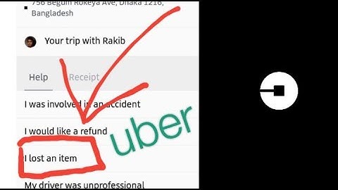How to get back your lost items from Uber car.