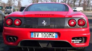 Modified ferrari 360 modena lovely exhaust sound!