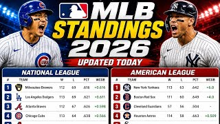 MLB Standings Today | Baseball standings today | Aug 4, 2026 | AL  | NL | All Division Rankings