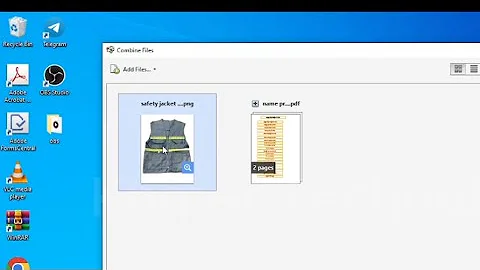 How to combine any files in Adobe Acrobat XI pro