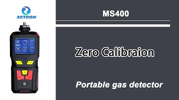 「Zero calibration」MS400  Four-in-One Toxic and Harmful Gas Detector