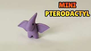 🔴 DIY How to Make PTERODACTYL DINOSAUR Miniature - Easy Polymer Clay, plastilina, Fondant Tutorial
