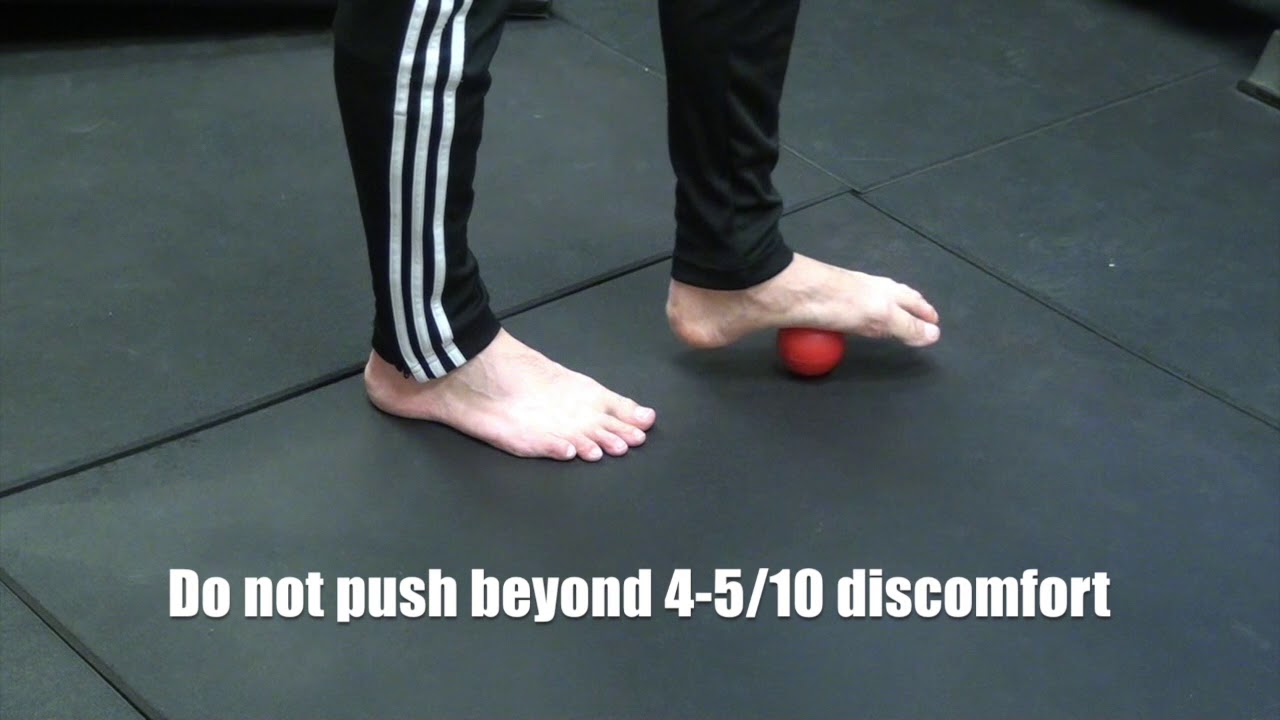 Plantar Fascia Lacrosse Ball Release (for Plantar Fasciitis) YouTube