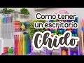 Cómo tener un escritorio HERMOSO 💚🐛 Inspiración para limpiar y ordenar