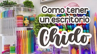 Cómo tener un escritorio HERMOSO  Inspiración para limpiar y ordenar