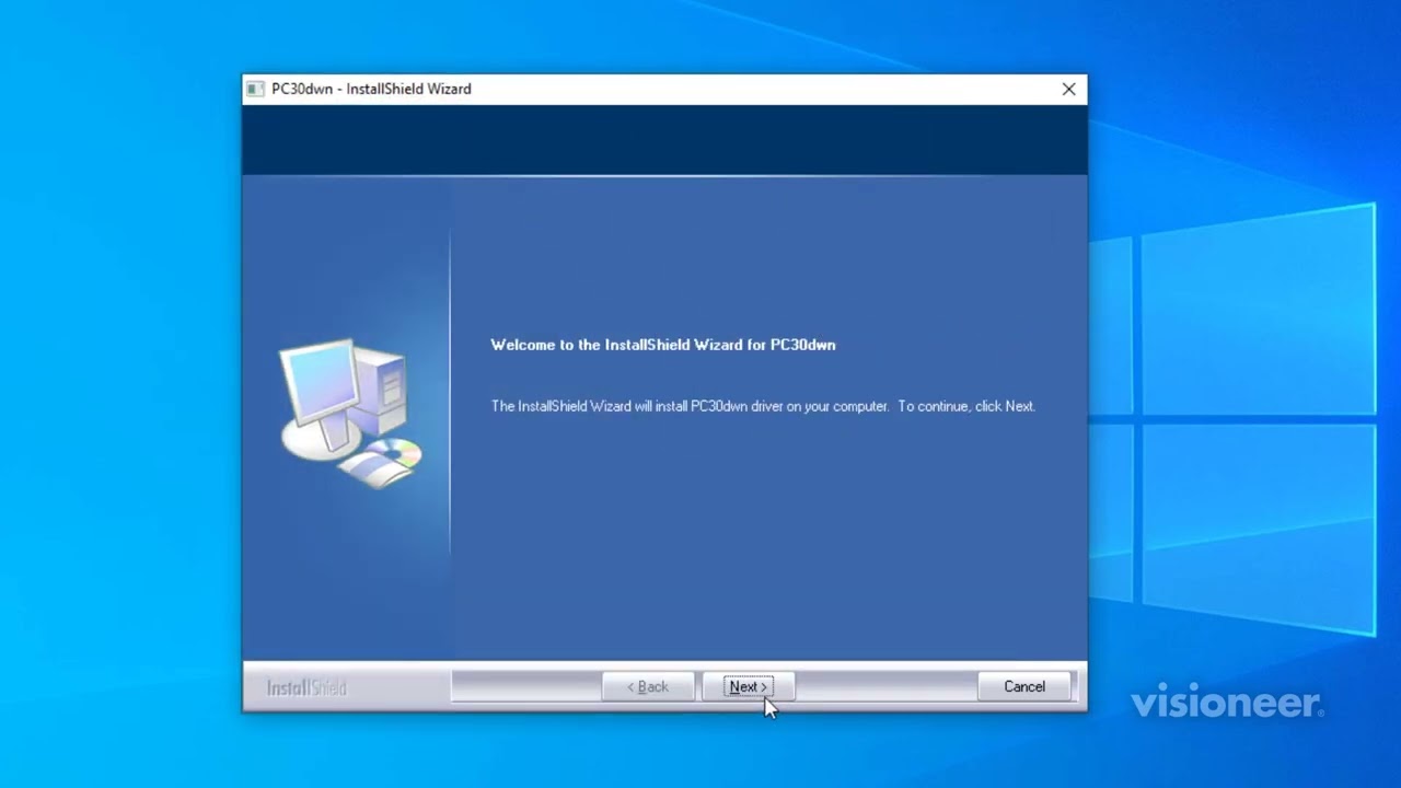 Visioneer Rabbit PC30dwn Setup - 2 Driver Installation for Windows PC