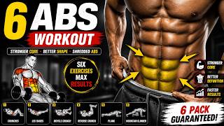 6 Pack Abs Workout 🔥 Get Shredded Abs FAST (At Home)