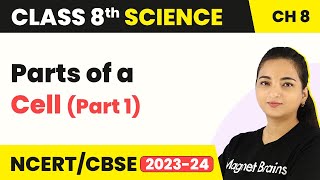 Class 8 Science Chapter 8 | Parts of a Cell (Part 1) From Chapter Cell — Structure and Functions
