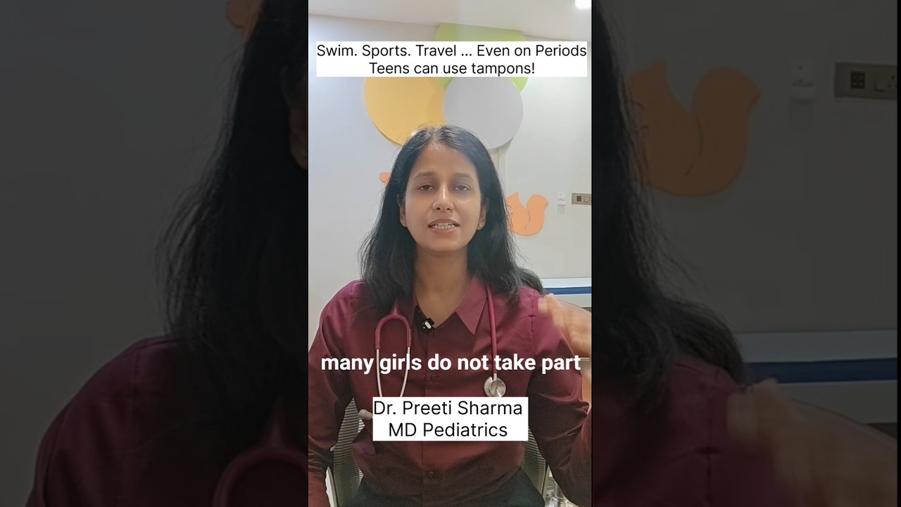 Swim • Sports • Travel… Even on Periods!TEENS CAN USE TAMPONS! Mondays for teen health ❤️
