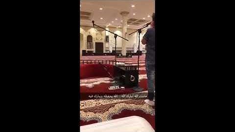 أذان القارئ علي عبدالسلام اليوسف بصوت شجي