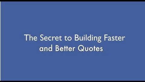 FileMaker Pro Advanced - How to Make Better and Faster Quotes - Hot Tip #3